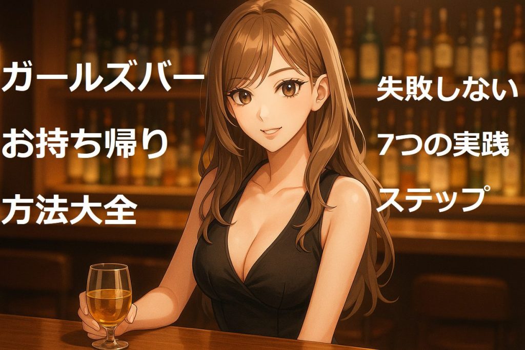 ガールズバーお持ち帰り方法大全｜失敗しない7つの実践ステップ