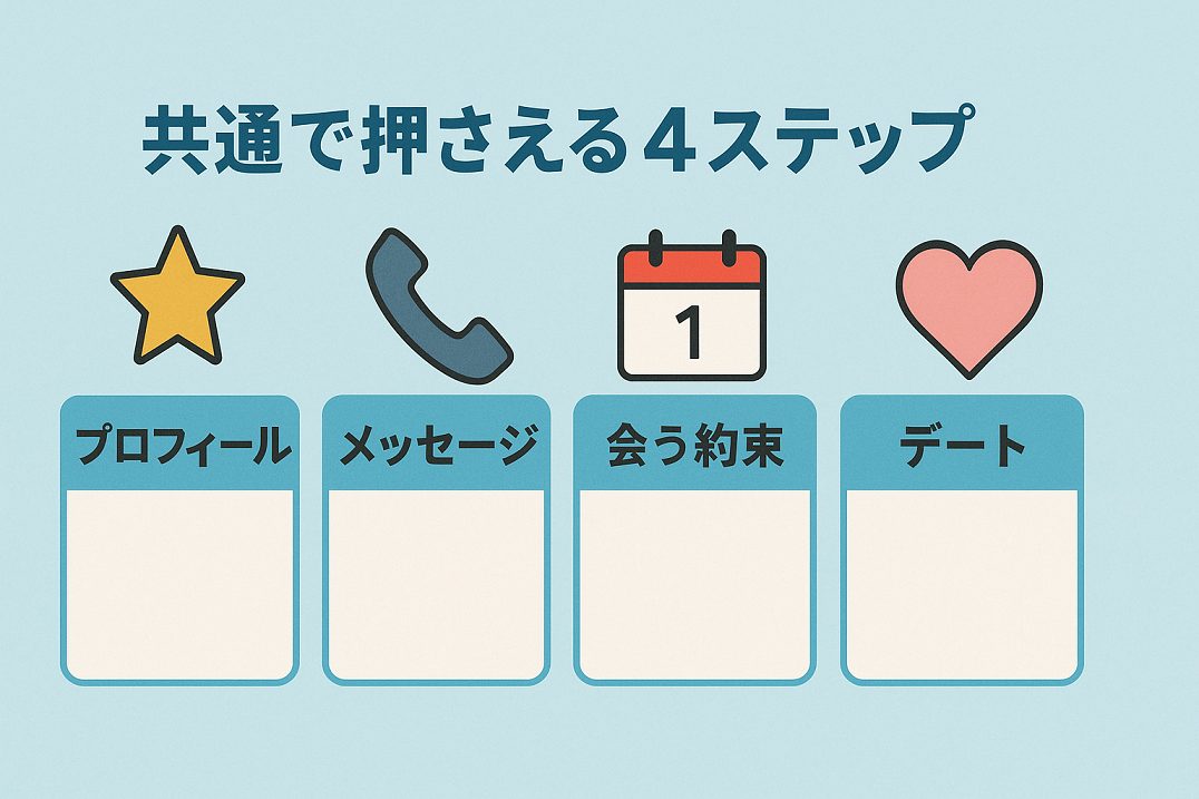 共通で押さえる 4 ステップ